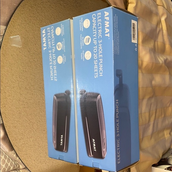 AFMAT Other - Box41 Black Electric 3-Hole Punch